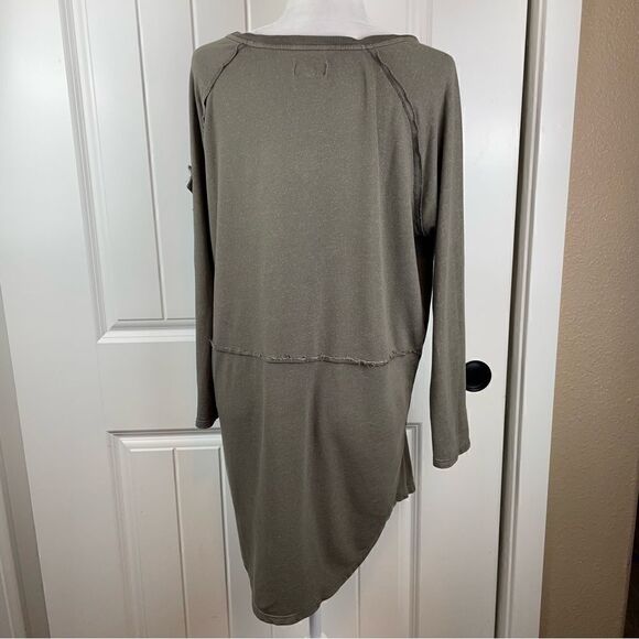 Zara military style hi-lo dress (0361) - Picture 5 of 11